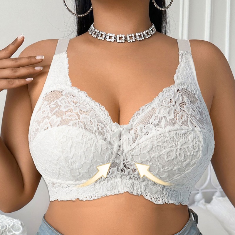 Sexy Plus Size Bra 110F Push U - Embroidery Lace avis et prix