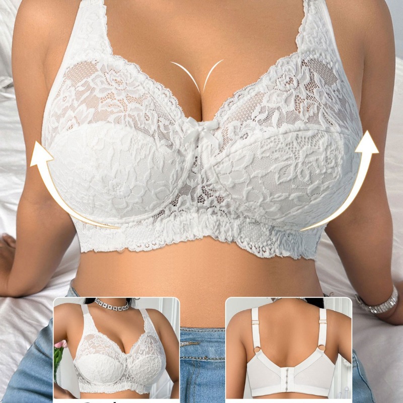 Sexy Plus Size Bra 110F Push U - Embroidery Lace avis et prix