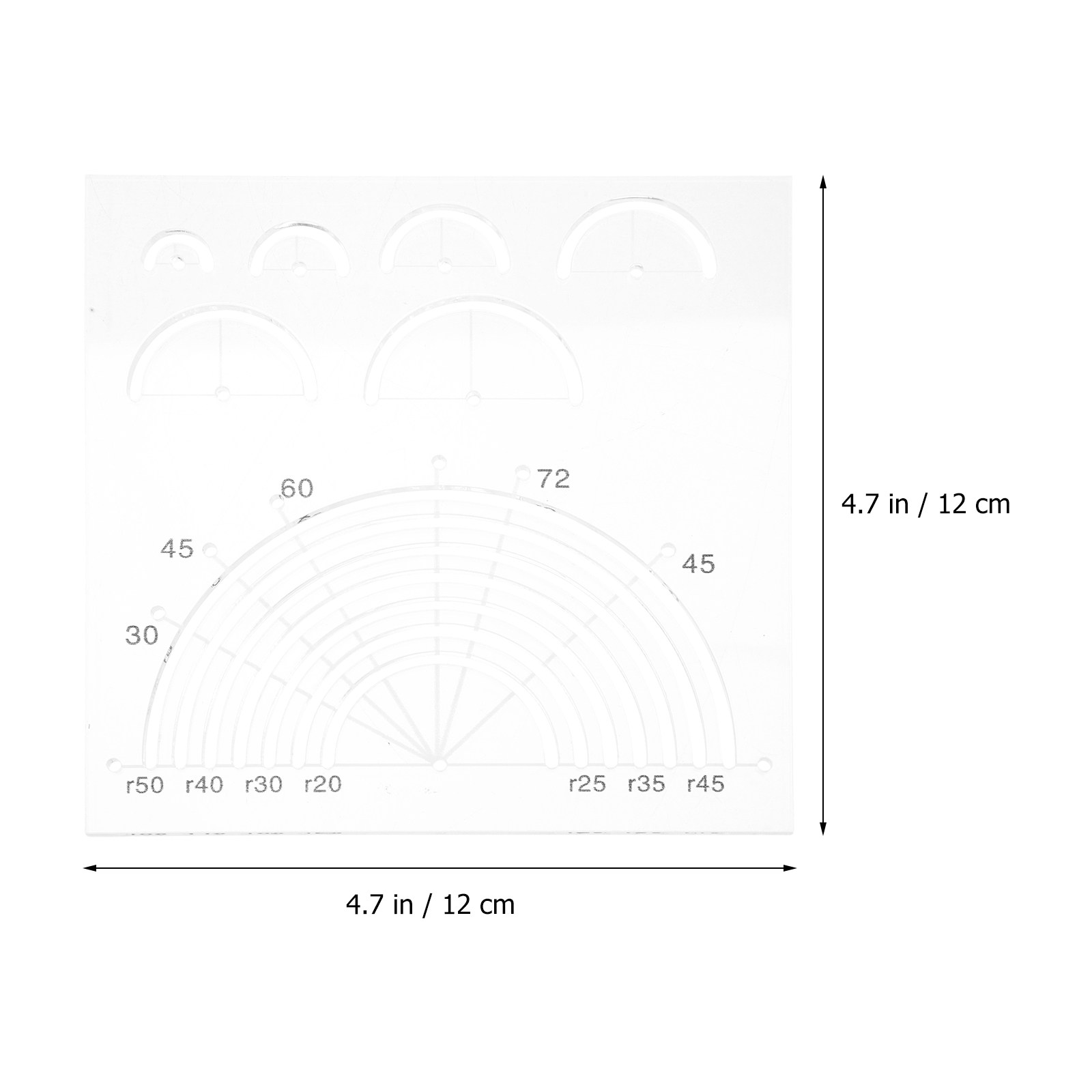 Clear Acrylic Quilting Templat - Embroidery Quilting avis et prix