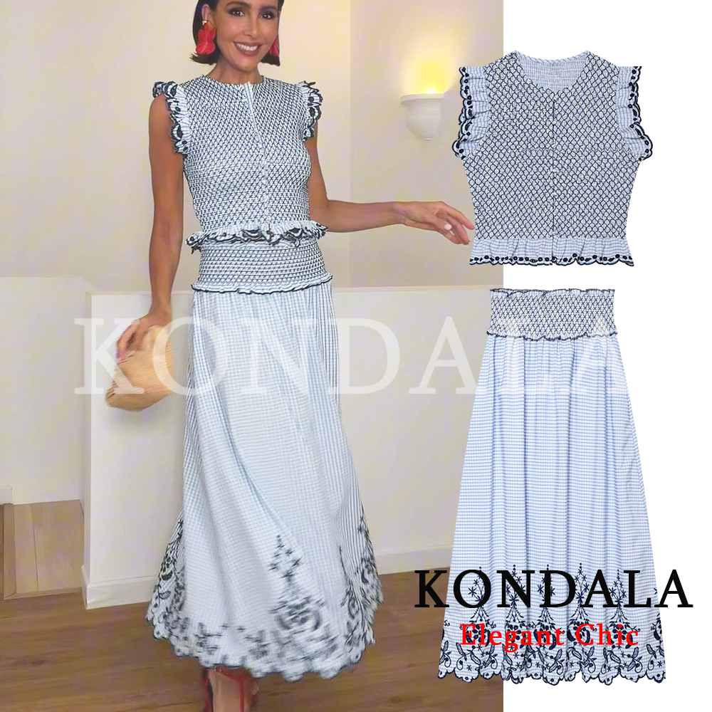 KONDALA Women Trendy Elegant E - Embroidery Vest avis et prix