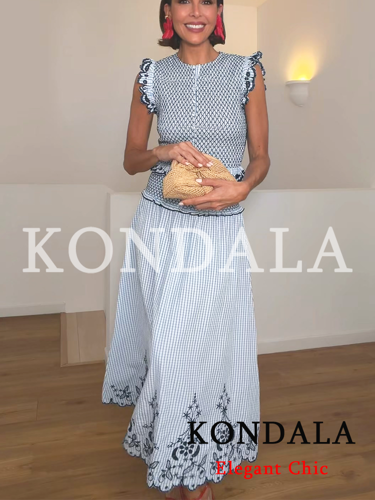 KONDALA Women Trendy Elegant E - Embroidery Vest avis et prix
