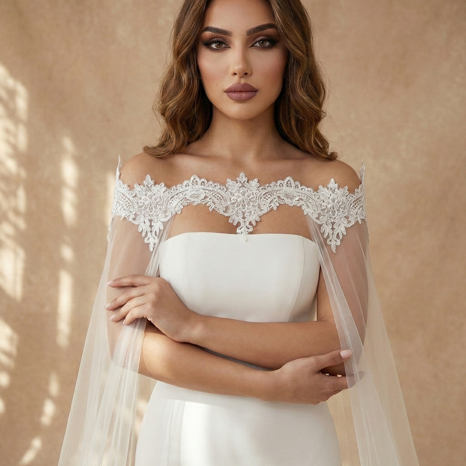 TOPQUEEN G36 Bridal Shawl Sexy - Embroidery Veil avis et prix