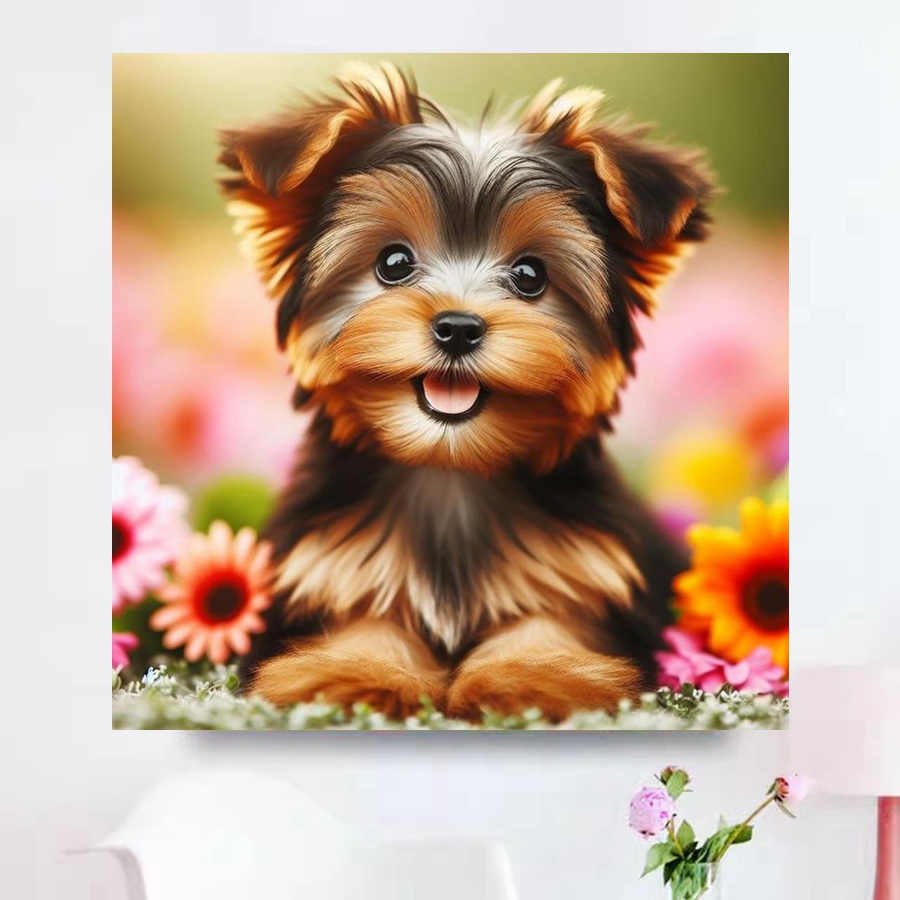Yorkshire Terrier Dog 5D DIY D - Embroidery X Stitch avis et prix