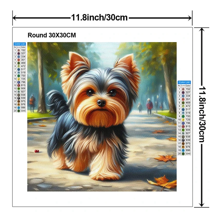 Yorkshire Terrier Dog 5D DIY D - Embroidery X Stitch avis et prix