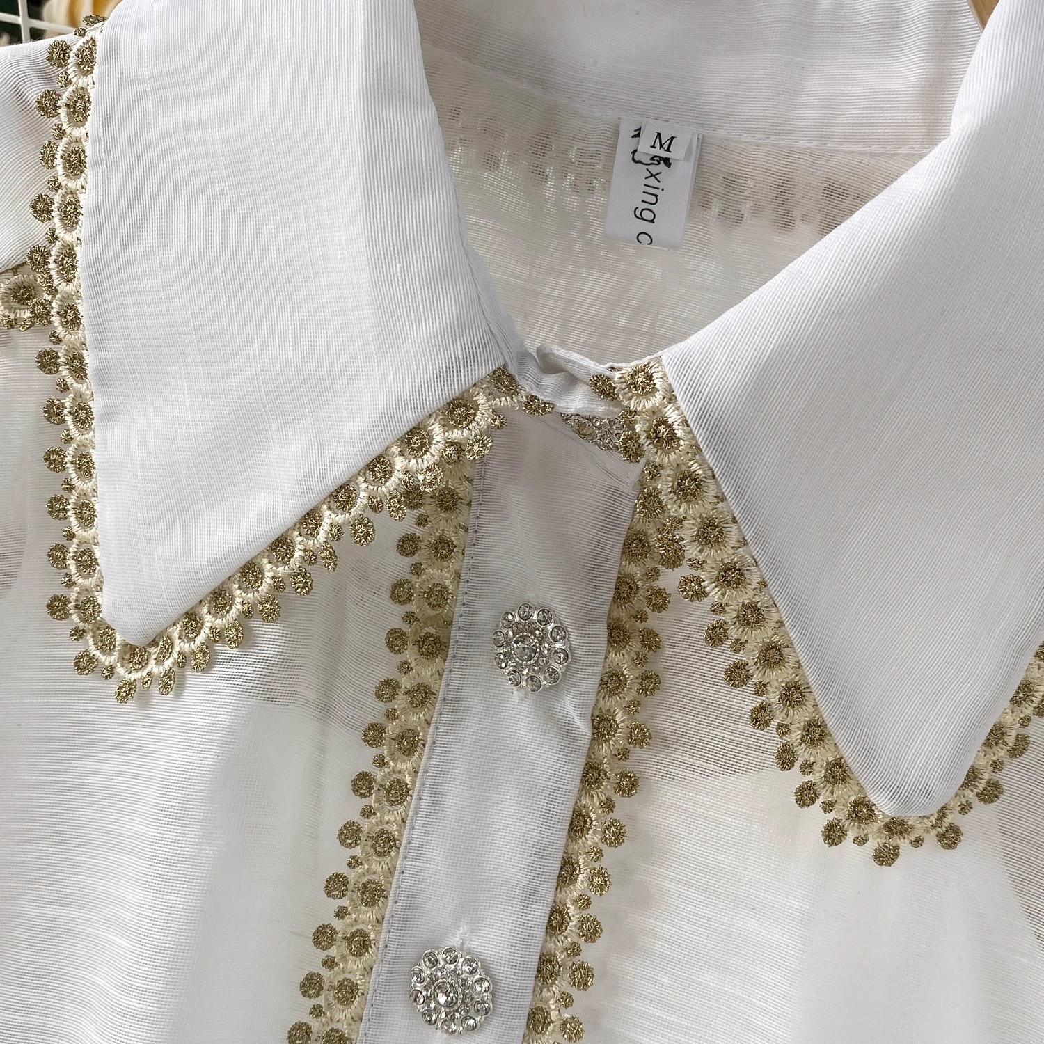 Elegant Shirt Skirt Suit Women - Embroidery Uniforms avis et prix