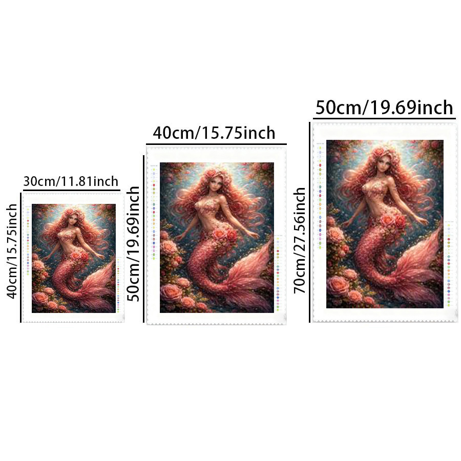 1 piece - 5D-DIY - Flocking cl - Embroidery Rose avis et prix