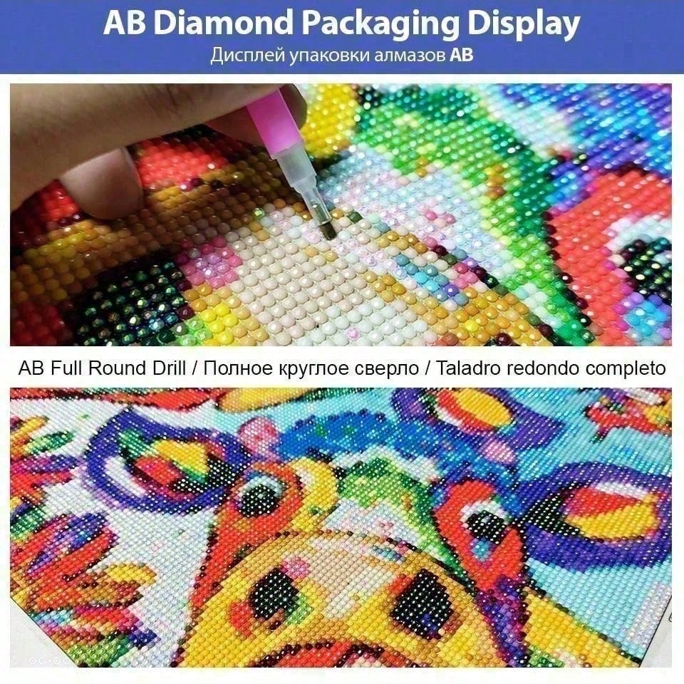 1 piece - 5D-DIY - Flocking cl - Embroidery Rose avis et prix