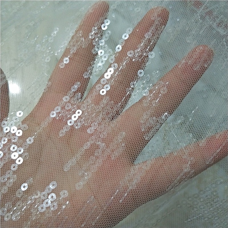 Tulle Embroidery Fabric for We - Embroidery Net Fabric avis et prix