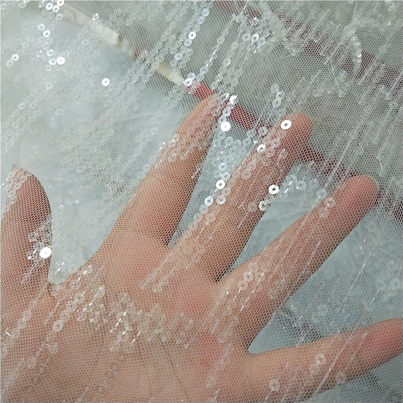 Tulle Embroidery Fabric for We - Embroidery Net Fabric avis et prix