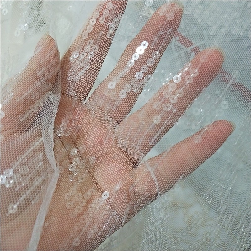 Tulle Embroidery Fabric for We - Embroidery Net Fabric avis et prix