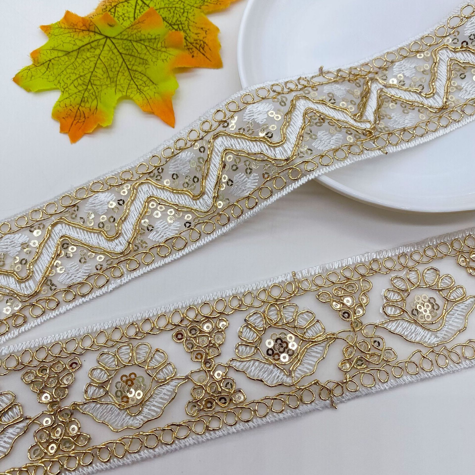 3Yards Of Wholesale National S - Embroidery Net Fabric avis et prix