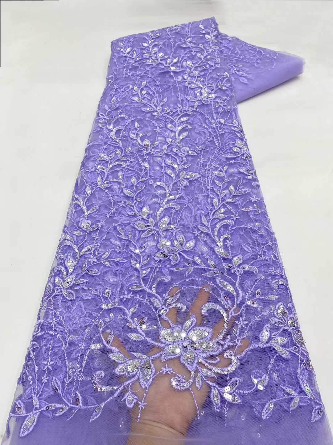 2026 Latest African Lace Fabri - Embroidery Net Fabric avis et prix