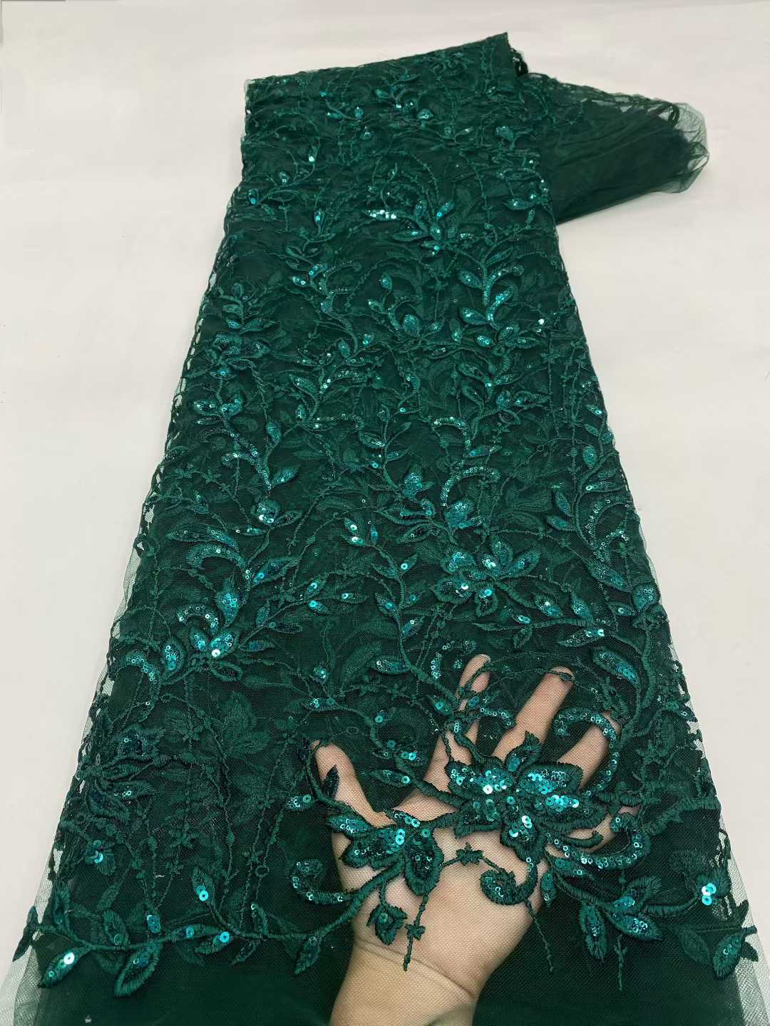 2026 Latest African Lace Fabri - Embroidery Net Fabric avis et prix