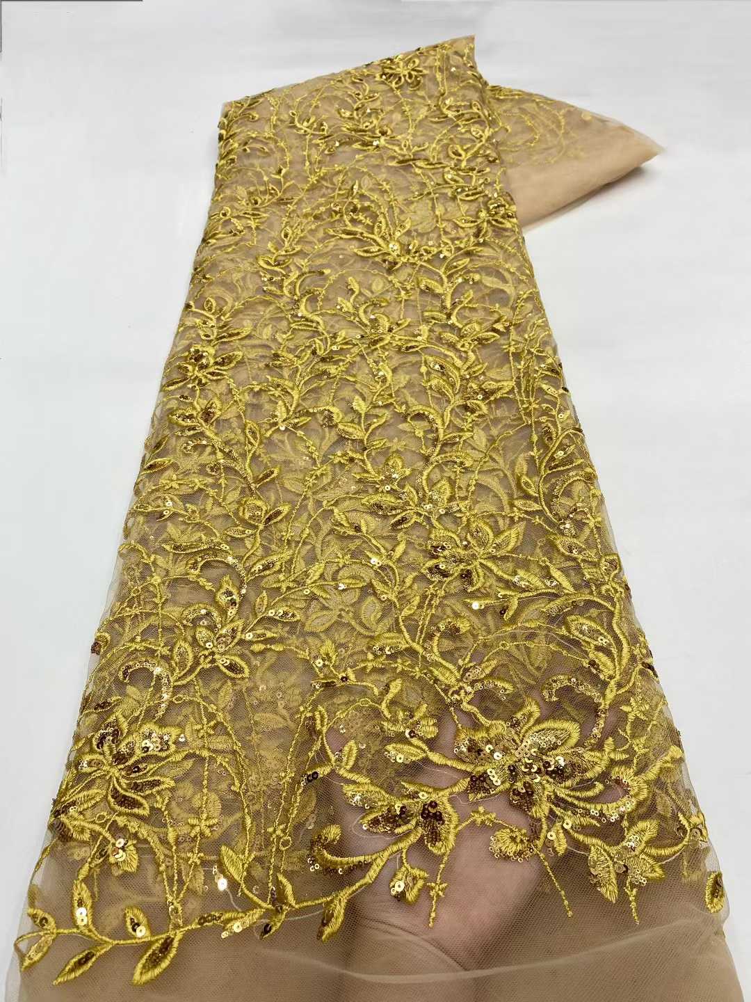 2026 Latest African Lace Fabri - Embroidery Net Fabric avis et prix