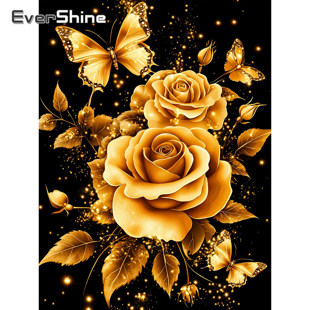 1PC frameless  Diamond Paintin - Embroidery Rose avis et prix