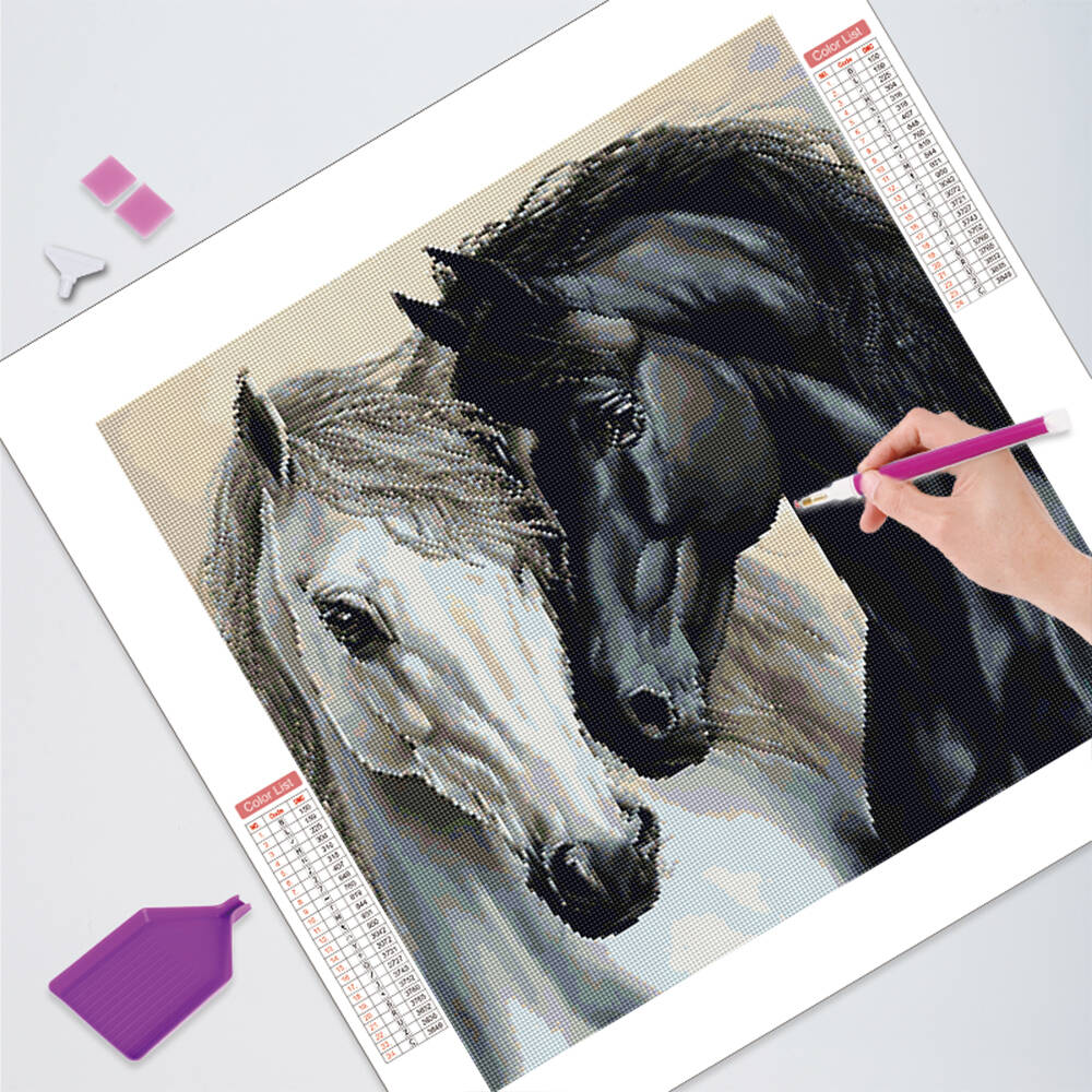 HUACAN New Collection Diamond  - Embroidery Horse avis et prix