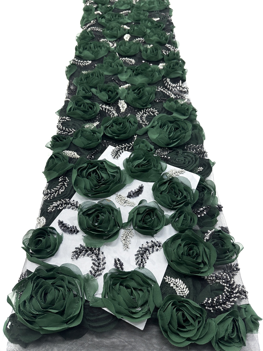 High quality,Beads With 3D Flo - Embroidery Net Fabric avis et prix