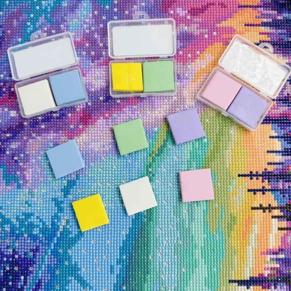 1/2PCS Silicone Diamond Painti - Embroidery X Stitch avis et prix