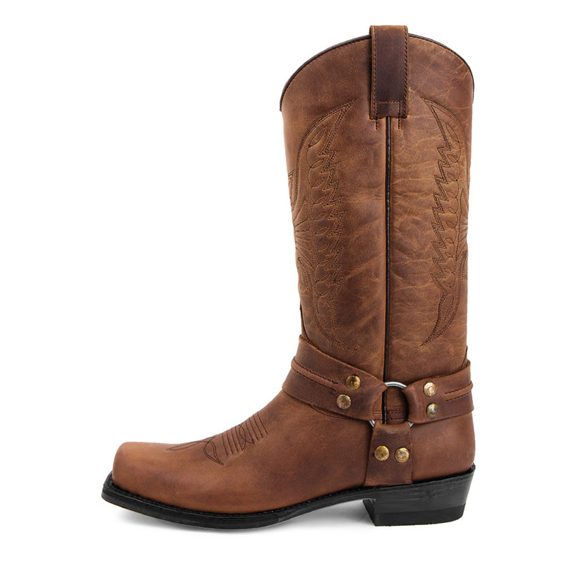 New Men's Motorcycle Boots Fas - Embroidery Youtube avis et prix
