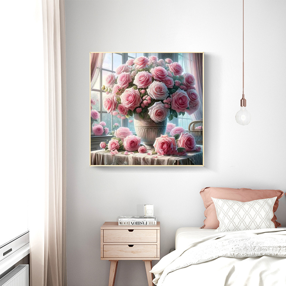 1PC frameless  5D Diy Diamond  - Embroidery Rose avis et prix
