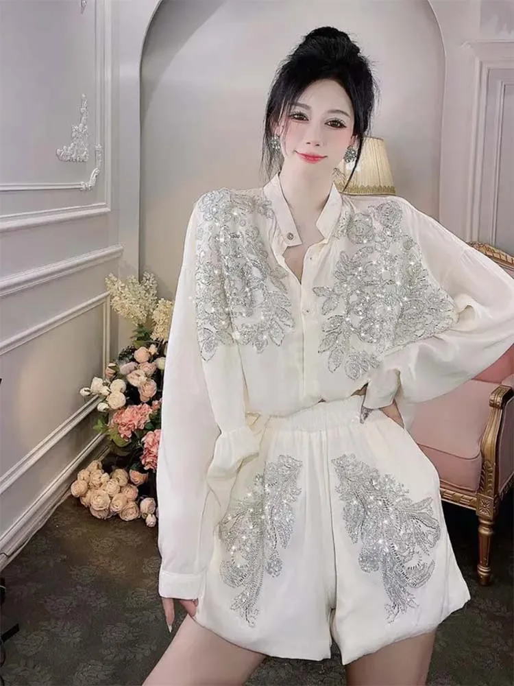 Transparent Flowers Embroidery - Embroidery Cardigan avis et prix