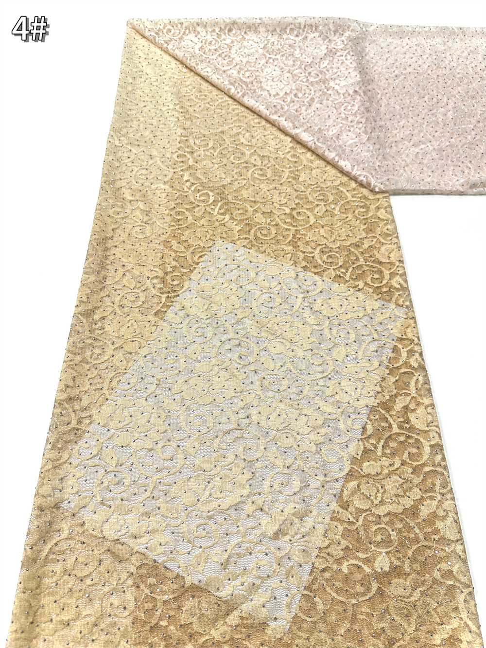 Nigerian Beaded Embroidery Lac - Embroidery Net Fabric avis et prix