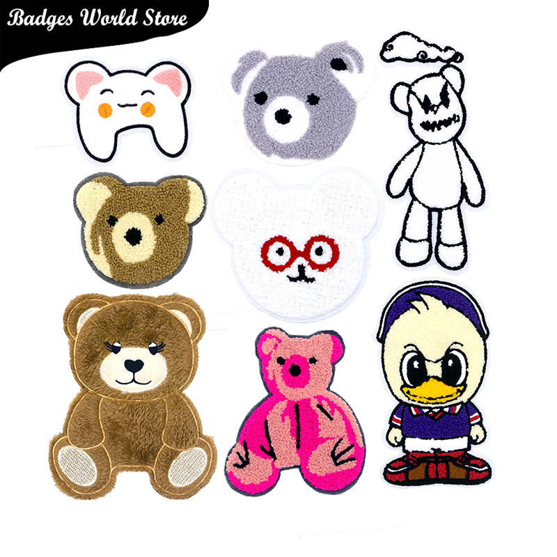 Cute White Brown Bear Glasses  - Embroidery Viewer avis et prix