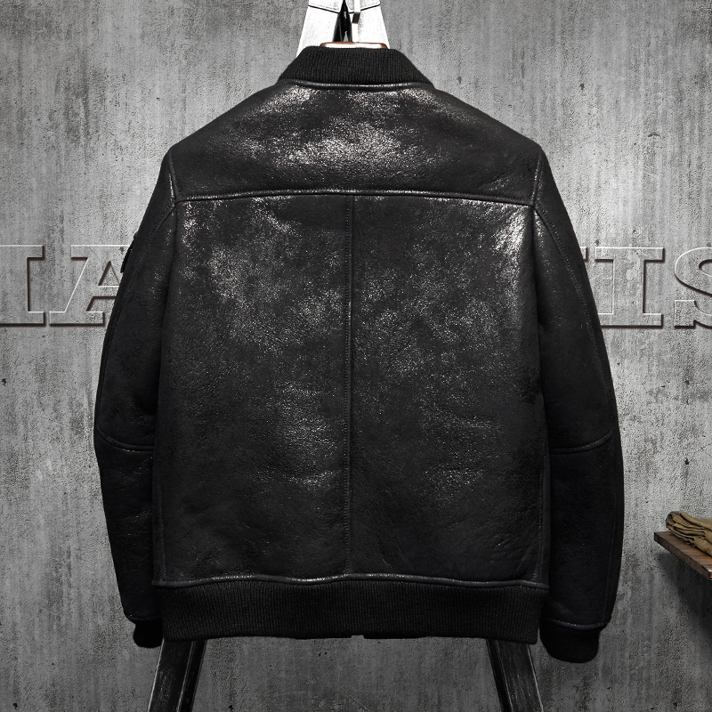 Denny&Dora Men's Shearling Coa - Embroidery In Australia avis et prix