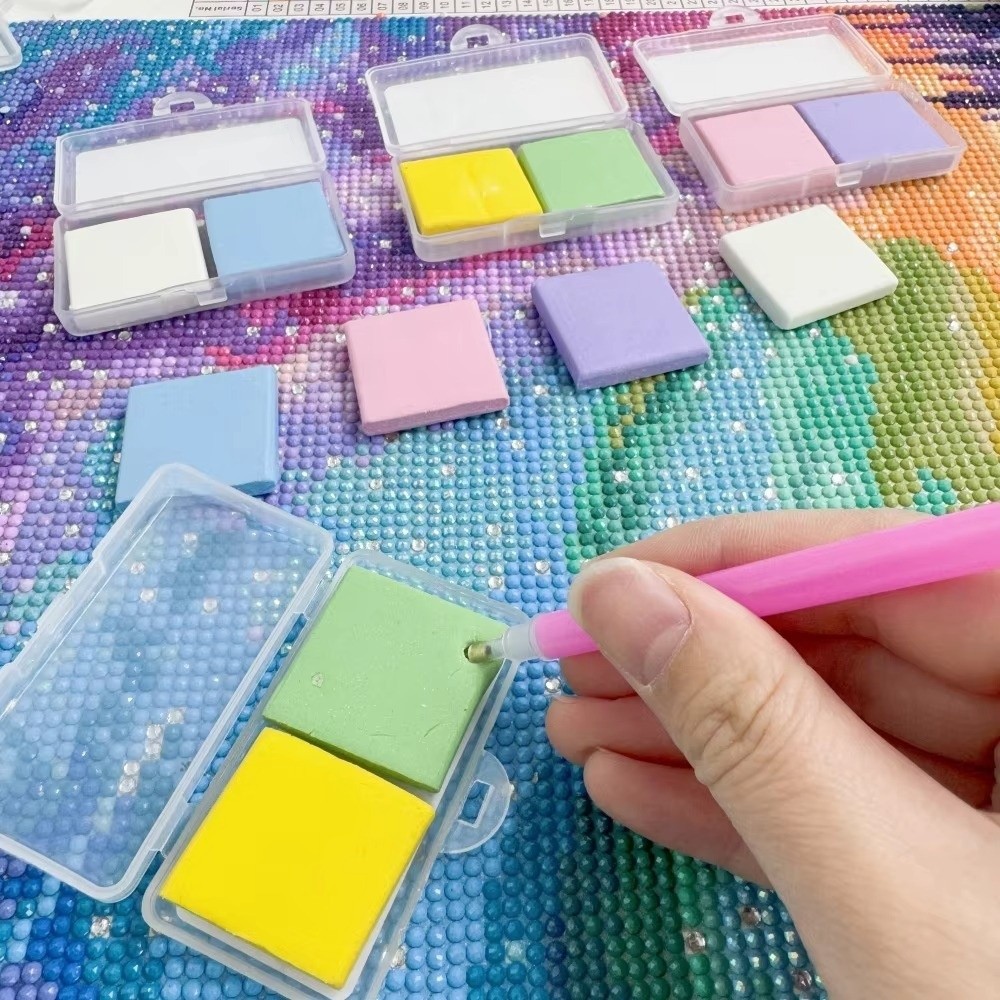 1/2PCS Silicone Diamond Painti - Embroidery X Stitch avis et prix