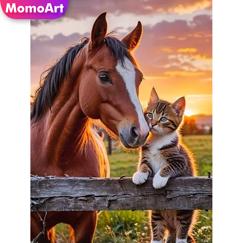 Momoart Diamond Mosaic Horse A - Embroidery Horse avis et prix