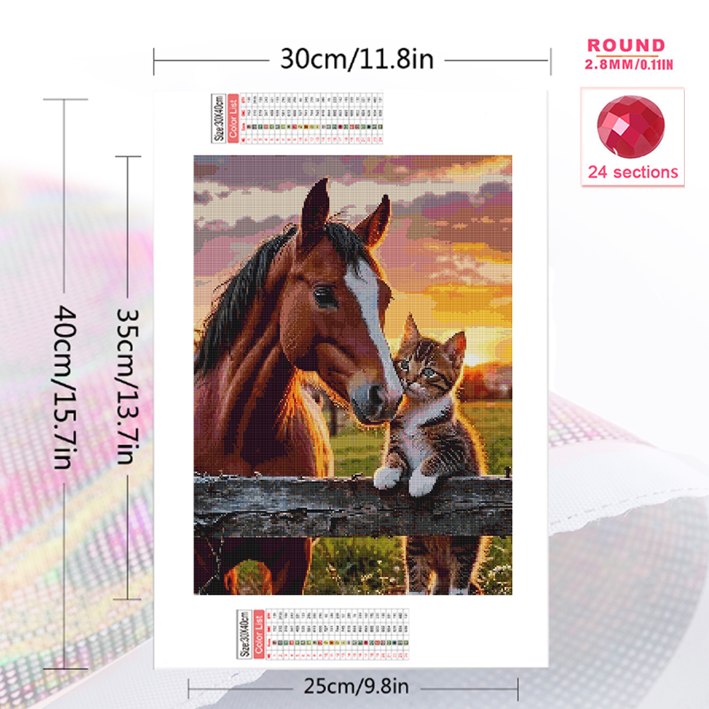 Momoart Diamond Mosaic Horse A - Embroidery Horse avis et prix