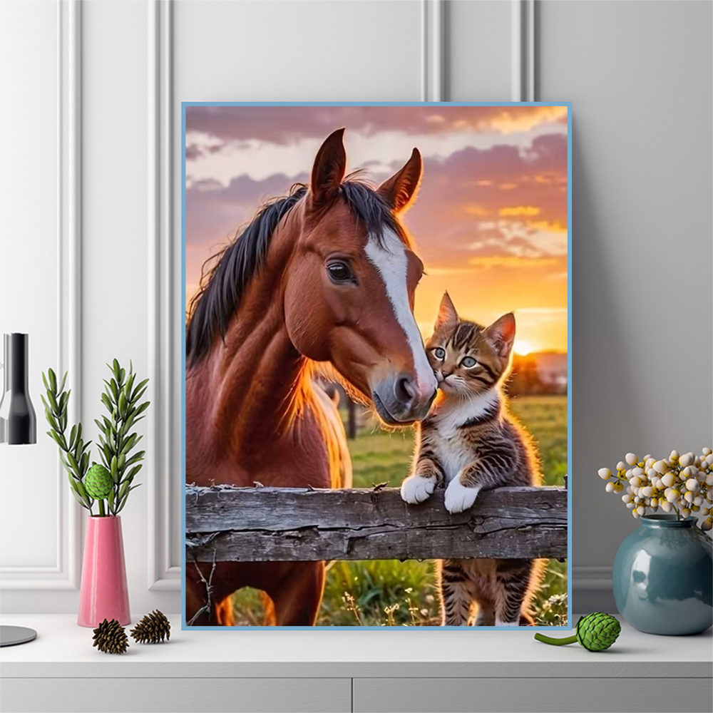 Momoart Diamond Mosaic Horse A - Embroidery Horse avis et prix