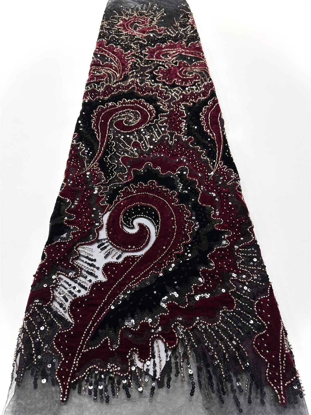 2025 African French Velvet Bea - Embroidery Net Fabric avis et prix