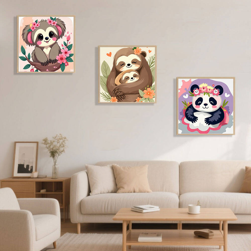 HUACAN 3PCS Diy Drawing By Num - Embroidery Translate avis et prix