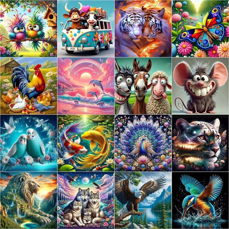 1pc frameless  Diamond Art Pai - Embroidery X Stitch avis et prix