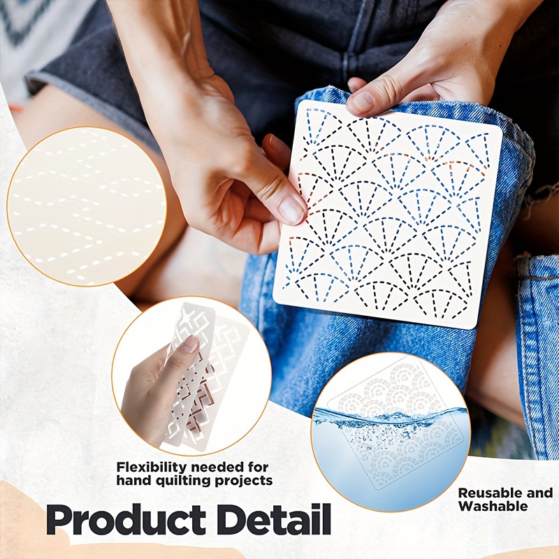 30Pcs Embroidery Templates DIY - Embroidery Quilting avis et prix