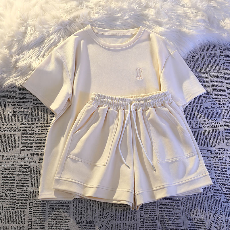 Women Short Sleeve Shorts Spor - Embroidery Uniforms avis et prix
