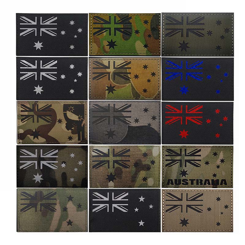 Australian Flag Patch Fabric A - Embroidery In Australia avis et prix
