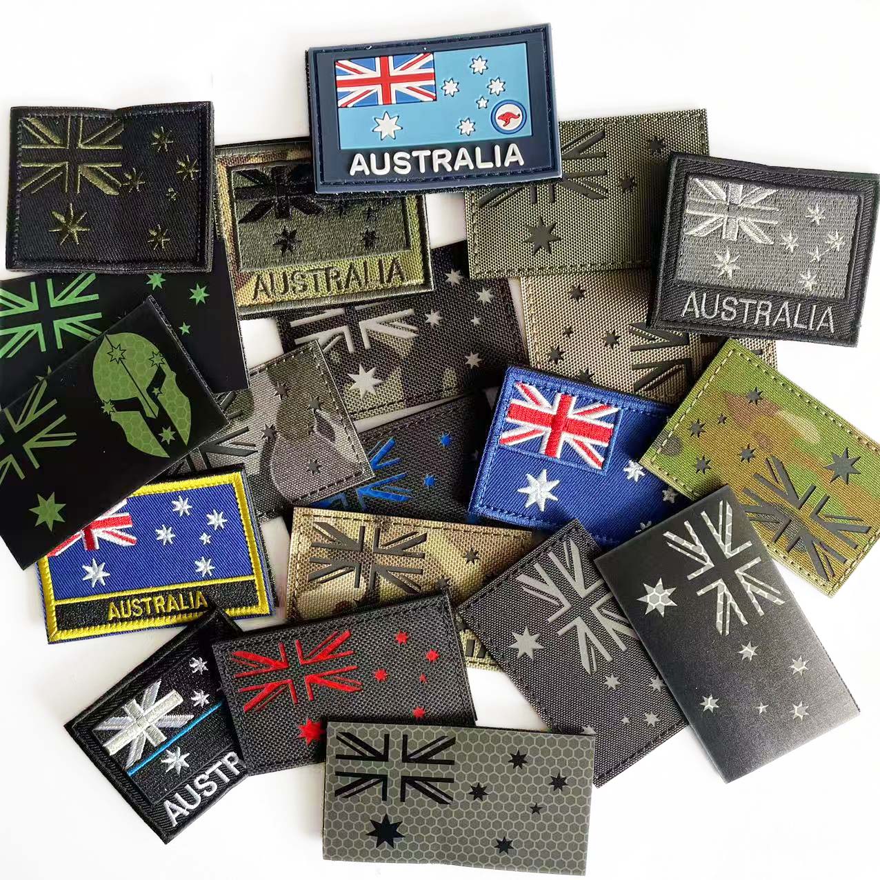 Australian Flag Patch Fabric A - Embroidery In Australia avis et prix
