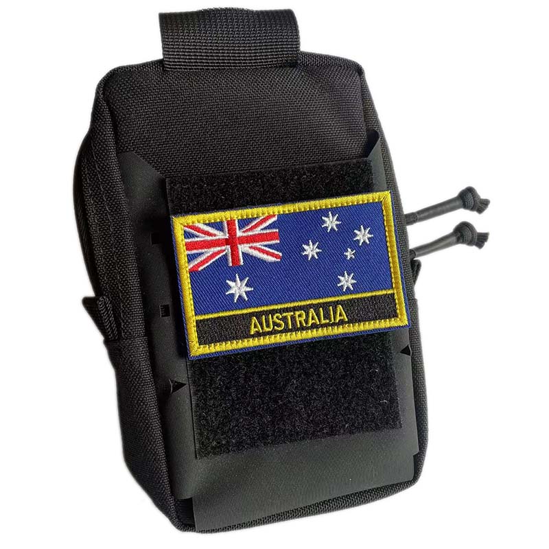 Australian Flag Patch Fabric A - Embroidery In Australia avis et prix