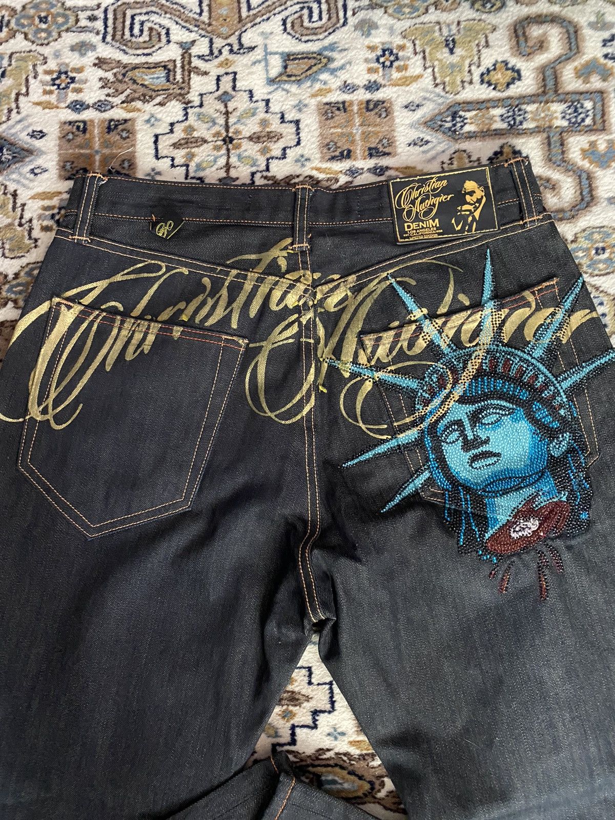 Harajuku Y2k 2000s Women Cloth - Embroidery Jeans Sakura avis et prix