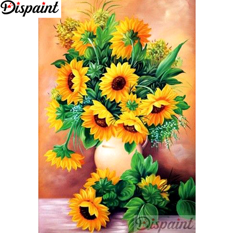 Dispaint Full Square/Round Dri - Embroidery Yellow Flower avis et prix