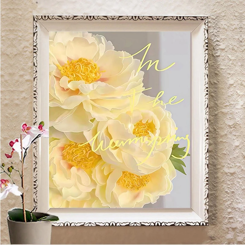 Yellow Flowers 5D Diamond Pain - Embroidery Yellow Flower avis et prix