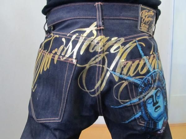 Vintage Statue of Liberty Diam - Embroidery Jeans Sakura avis et prix
