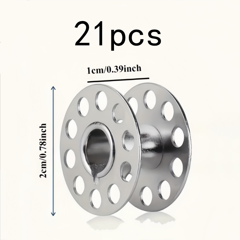 21Pcs Rustproof Metal Bobbins, - Embroidery Quilting avis et prix