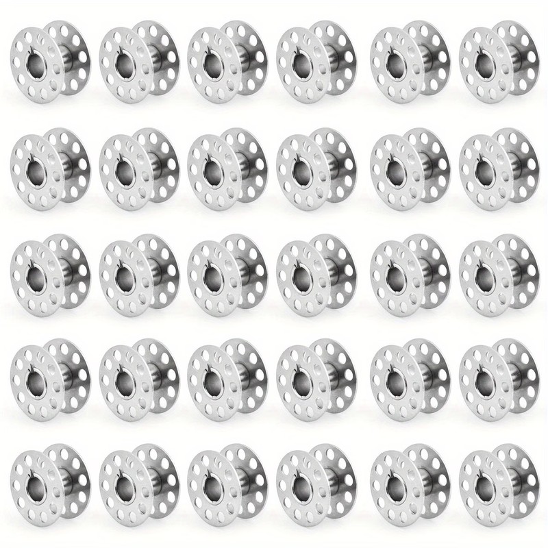 21Pcs Rustproof Metal Bobbins, - Embroidery Quilting avis et prix