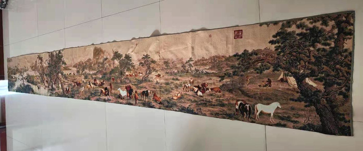5M Super size Chinese Folk Sil - Embroidery Horse avis et prix