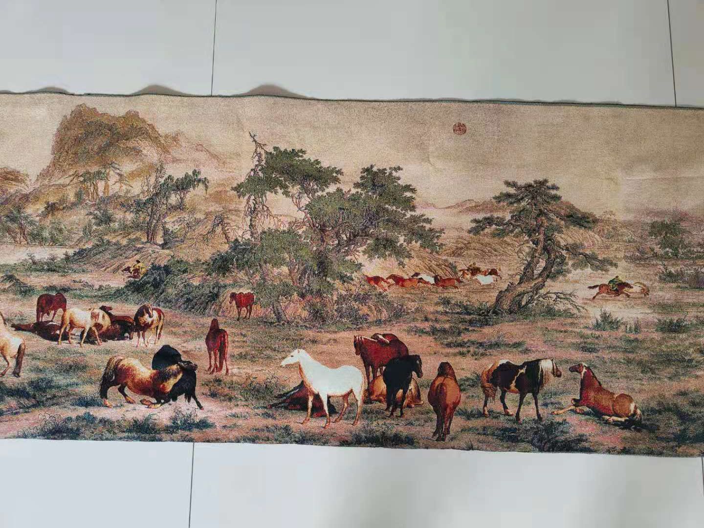5M Super size Chinese Folk Sil - Embroidery Horse avis et prix