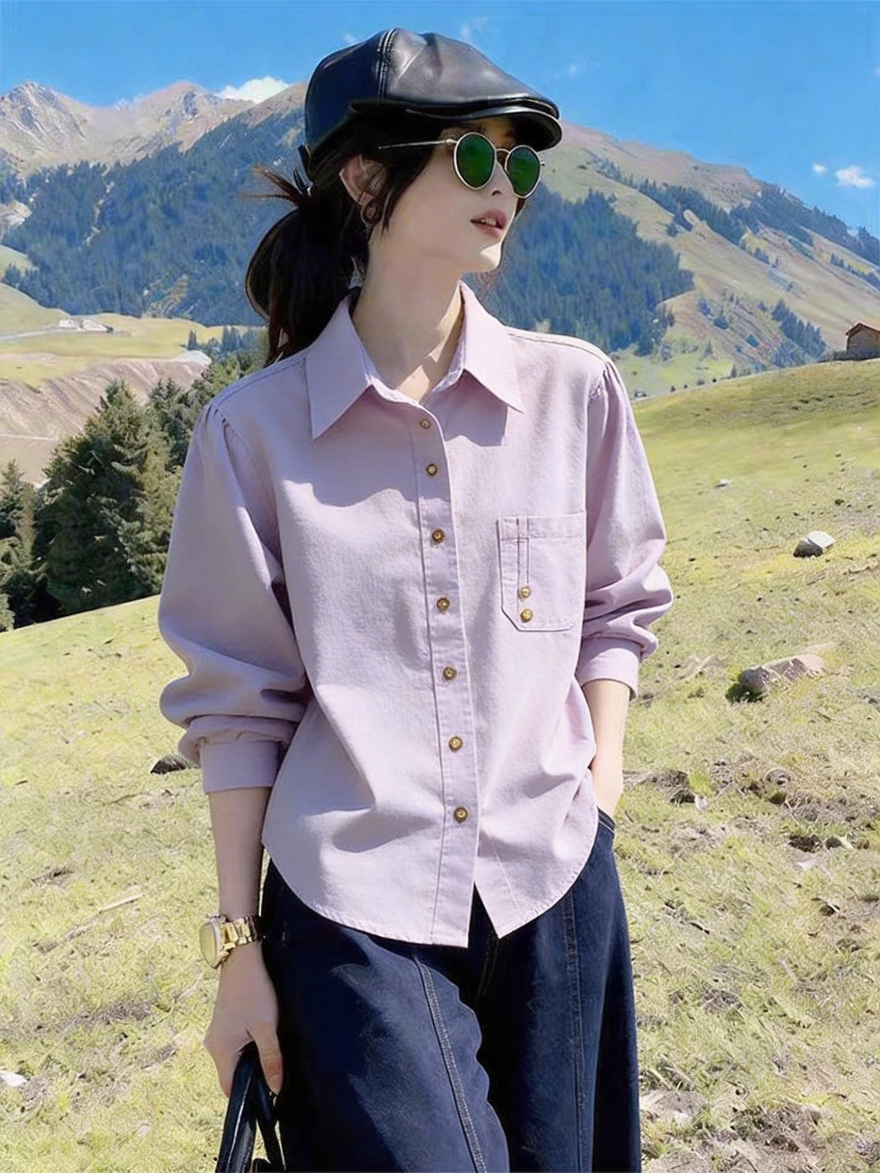 High Quality Milk Apricot Colo - Embroidery Cardigan avis et prix
