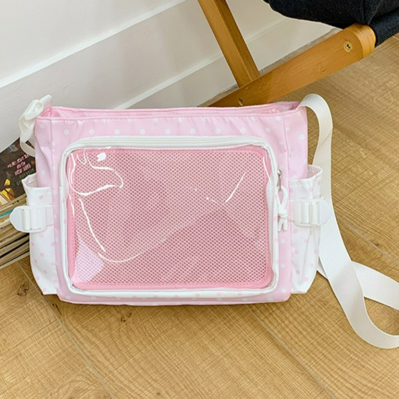 Polka Dot Crossbody Shoulder B - Embroidery Texture avis et prix